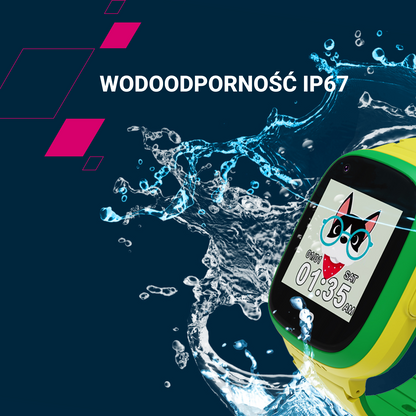 Smartwatch für Kinder mit GPS und 4G Videoanruf Canyon Sunny KW-48 blau