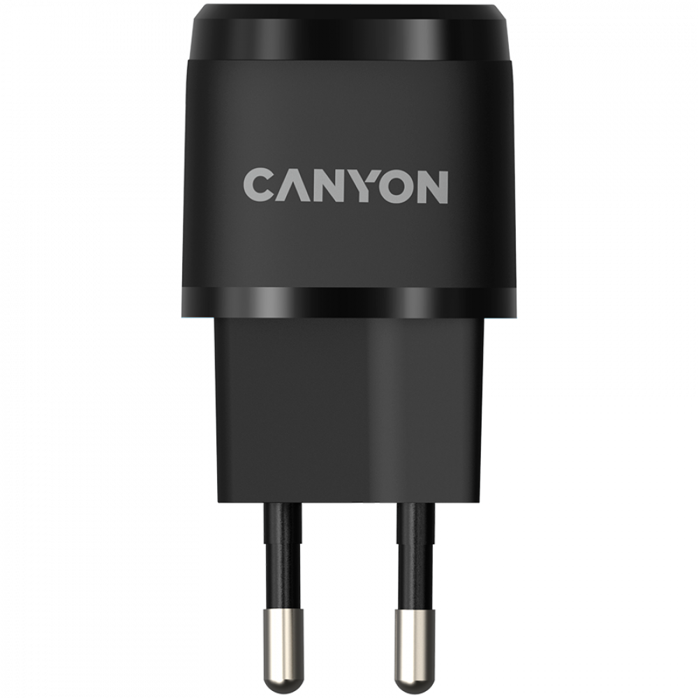 Ładowarka PD 20W USB-C do telefonu przenośna Canyon H-20-05 czarna