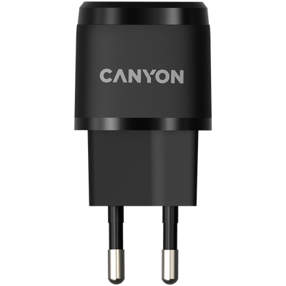 Ładowarka PD 20W USB-C do telefonu przenośna Canyon H-20-05 czarna