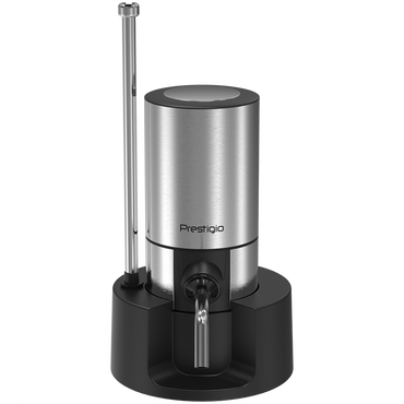 Aerator do wina PRESTIGIO, zestaw, srebrny
