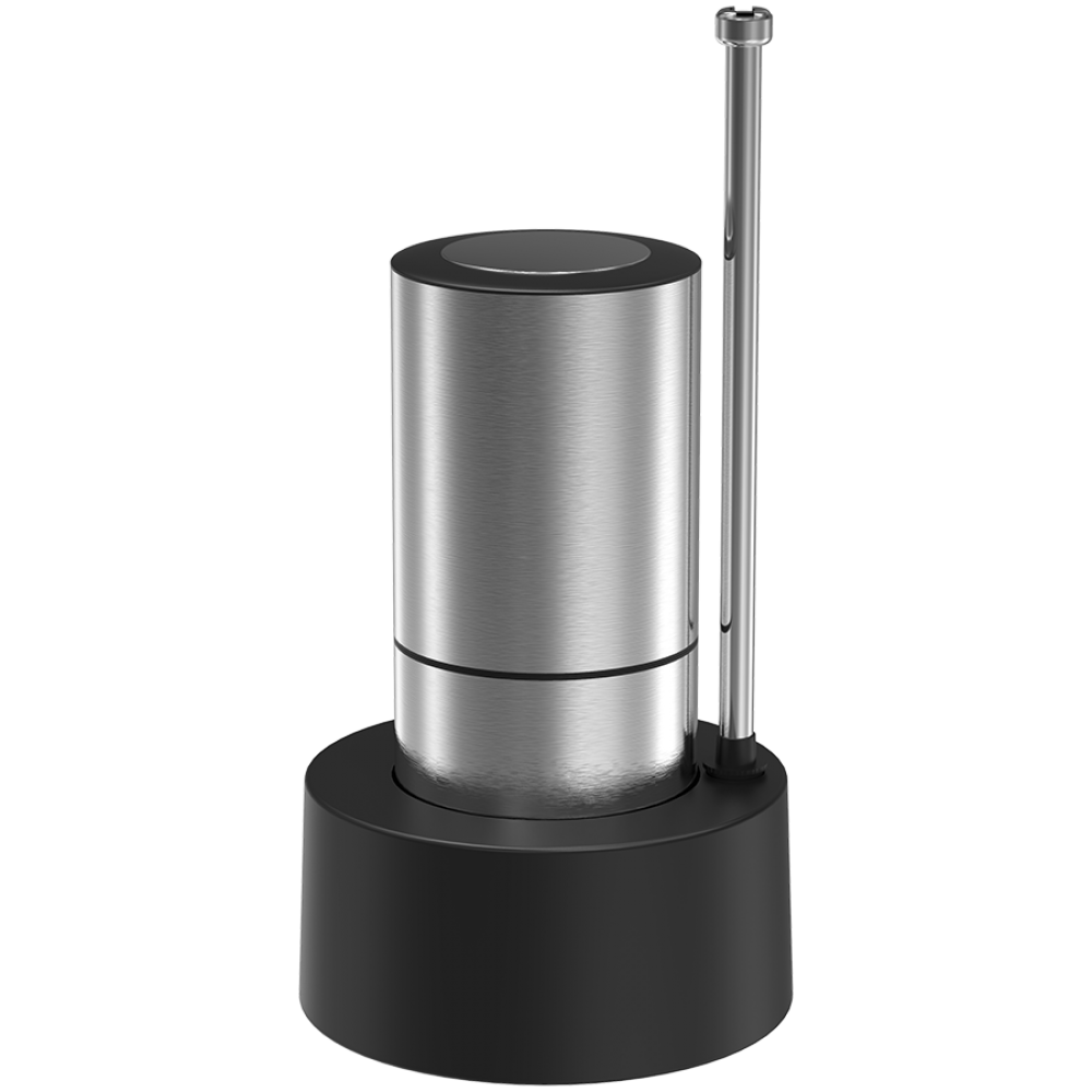Aerator do wina PRESTIGIO, zestaw, srebrny