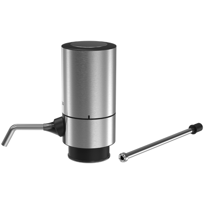 Aerator do wina PRESTIGIO, zestaw, srebrny