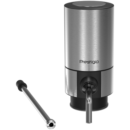 Aerator do wina PRESTIGIO, zestaw, srebrny