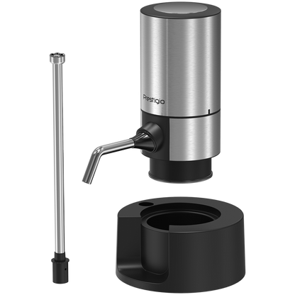 Aerator do wina PRESTIGIO, zestaw, srebrny