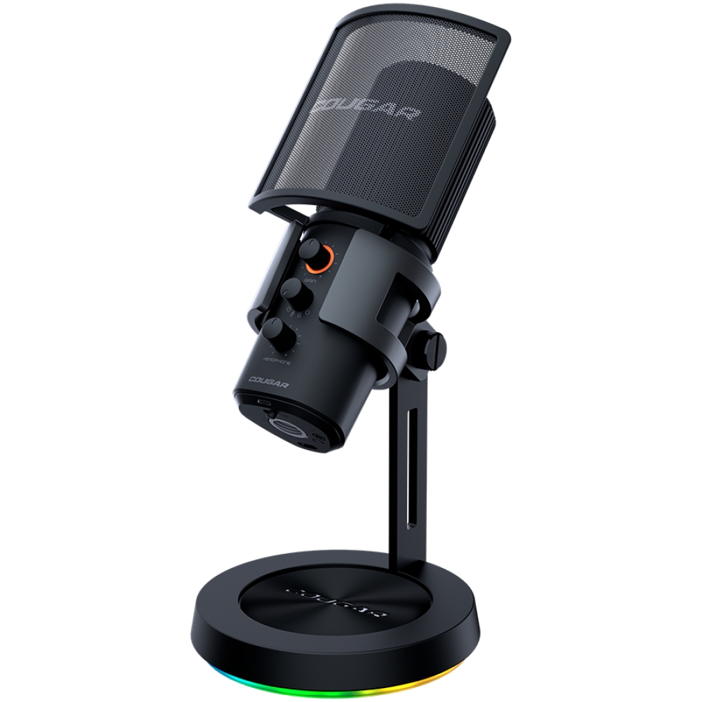COUGAR Screamer X RGB USB Gaming-Mikrofon, schwarz