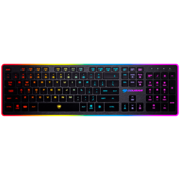 Gaming-Tastatur COUGAR Vantar, kabelgebunden, RGB-Hintergrundbeleuchtung, schwarz