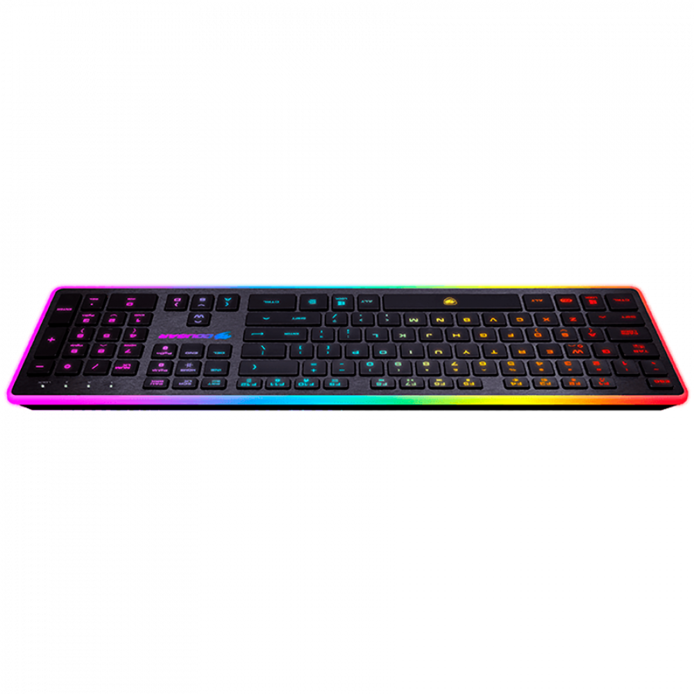 Gaming-Tastatur COUGAR Vantar, kabelgebunden, RGB-Hintergrundbeleuchtung, schwarz