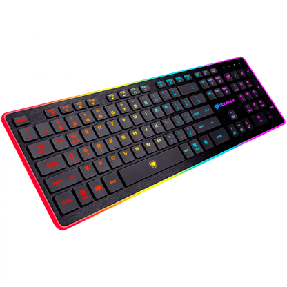 Gaming-Tastatur COUGAR Vantar, kabelgebunden, RGB-Hintergrundbeleuchtung, schwarz