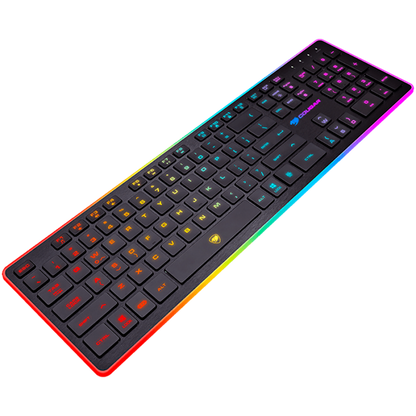 Gaming-Tastatur COUGAR Vantar, kabelgebunden, RGB-Hintergrundbeleuchtung, schwarz