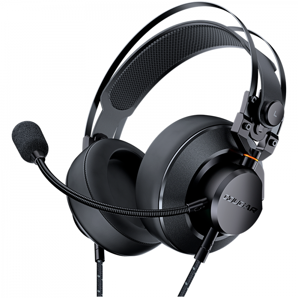 COUGAR VM410 Gaming-Headset mit Geräuschunterdrückung schwarz