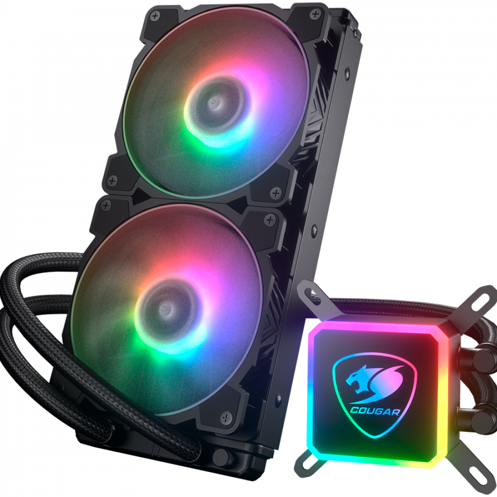 Chłodzenie cieczą CPU COUGAR czarne
