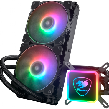 Chłodzenie cieczą CPU COUGAR czarne