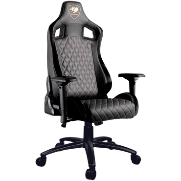 Fotel gamingowy COUGAR Armor S Royal czarny/złoty