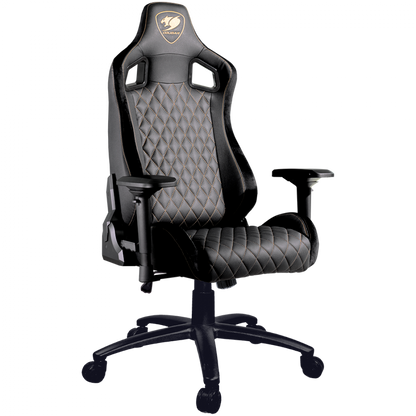 Fotel gamingowy COUGAR Armor S Royal czarny/złoty