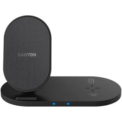 Canyon WS 202 10W 2-in-1 Wireless Charger Black