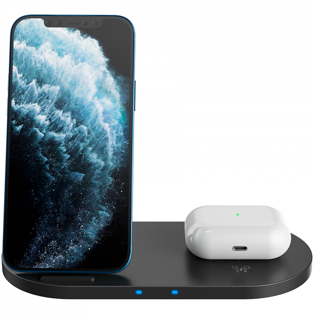 Canyon WS 202 10W 2-in-1 Wireless Charger Black