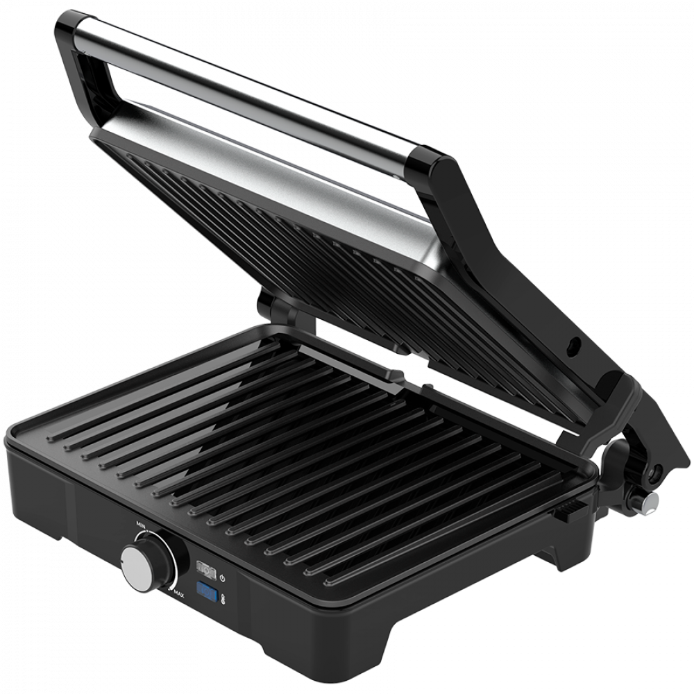 Grill elektryczny 2000W z regulacją temperatury Aeno EG2 czarny
