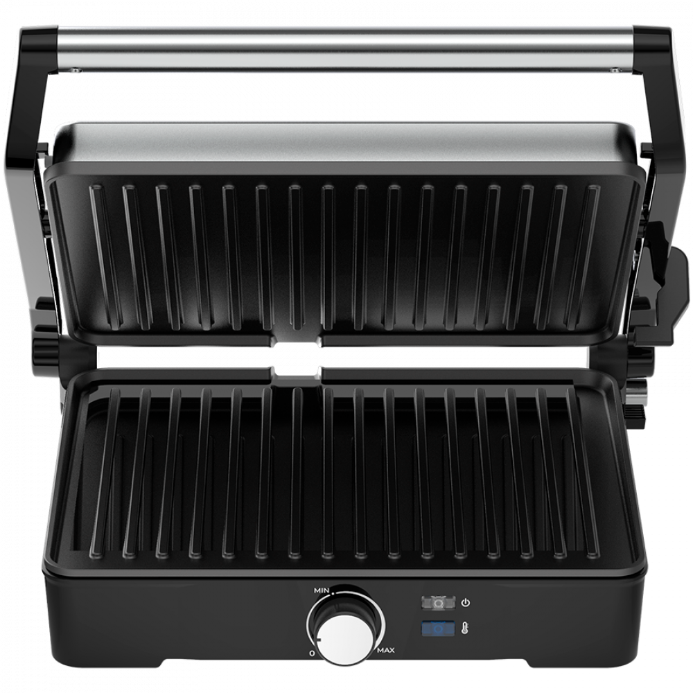 Grill elektryczny 2000W z regulacją temperatury Aeno EG2 czarny