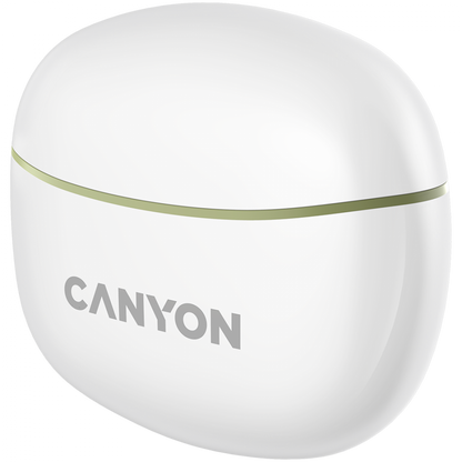 Słuchawki dokanałowe TWS 5 z etui bezprzewodowe Canyon TWS-5 zielony