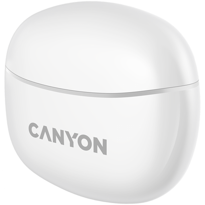 Słuchawki dokanałowe TWS 5 bezprzewodowe Canyon TWS-5 białe