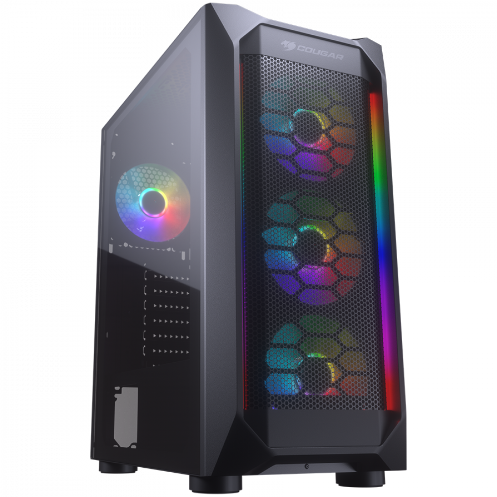 COUGAR MX410 Mesh G RGB Midi-Tower-Gehäuse schwarz