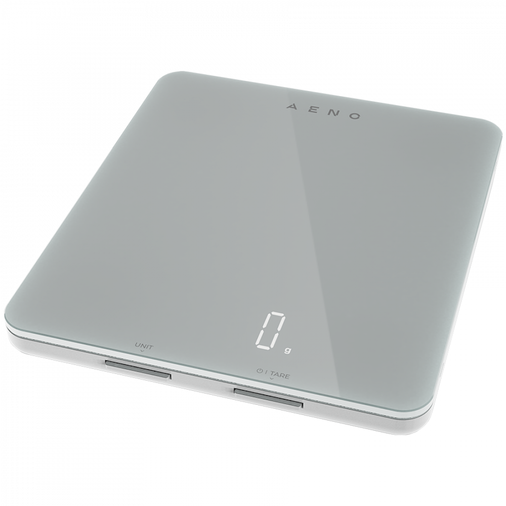 Küchenwaage Smart Bluetooth 5 kg Aeno KS1S Kunststoff, Glas