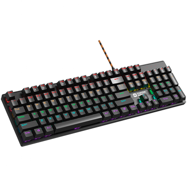 Kabelgebundene Gaming-Tastatur Canyon GK-4, schwarz