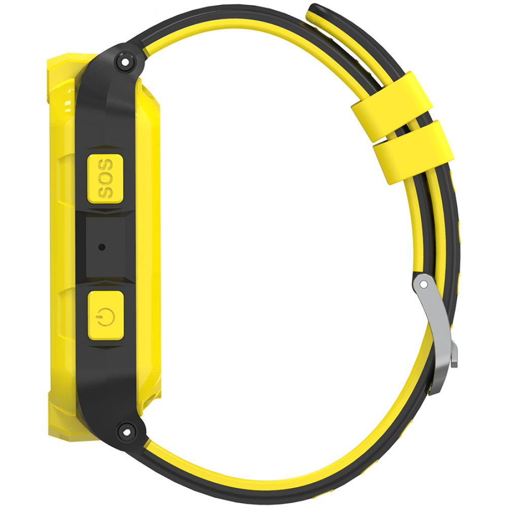 Smartwatch 4G für Kinder mit Kamera und Musik Canyon KW 41 Gelb Schwarz