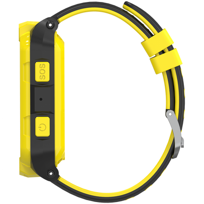 Smartwatch 4G für Kinder mit Kamera und Musik Canyon KW 41 Gelb Schwarz