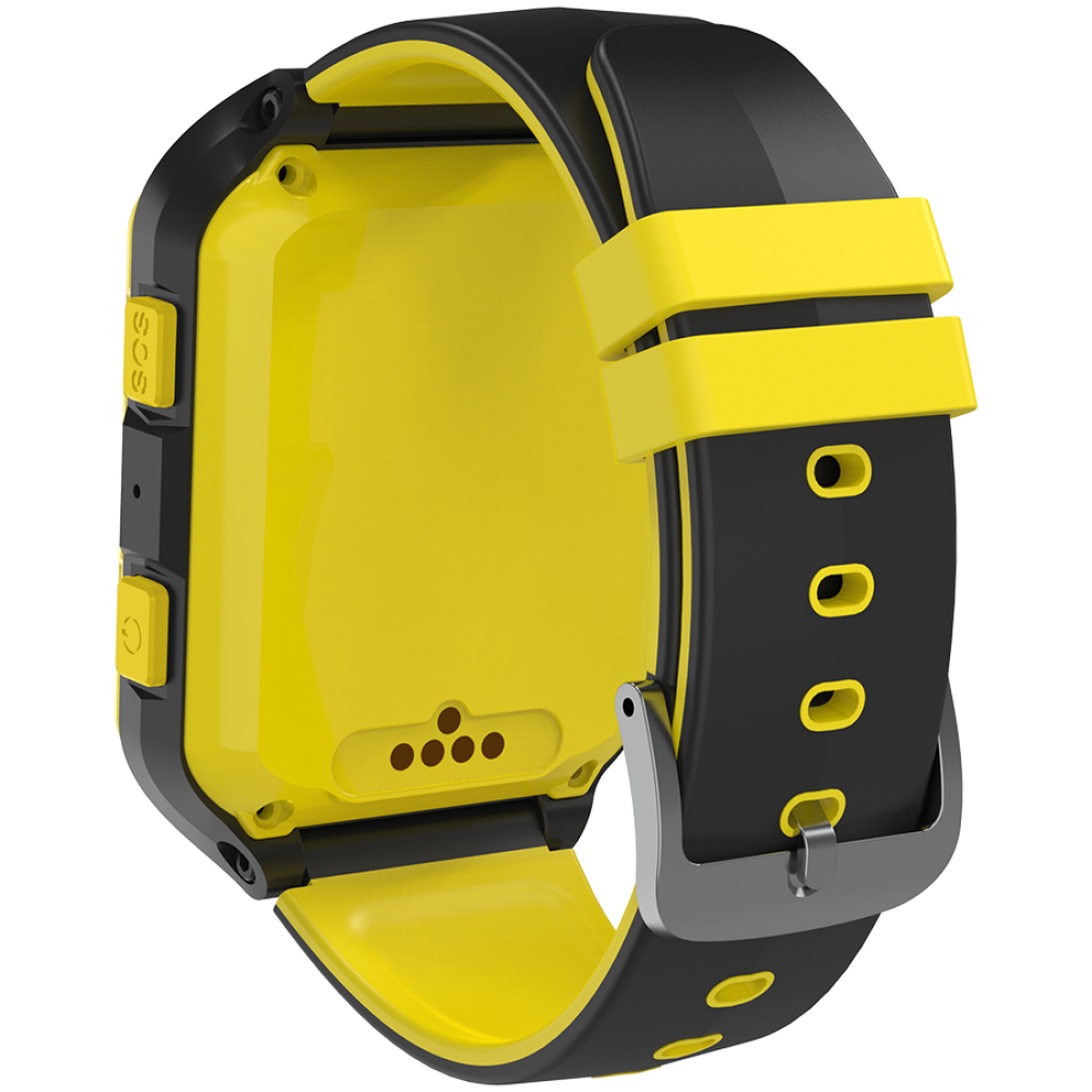 Smartwatch 4G für Kinder mit Kamera und Musik Canyon KW 41 Gelb Schwarz