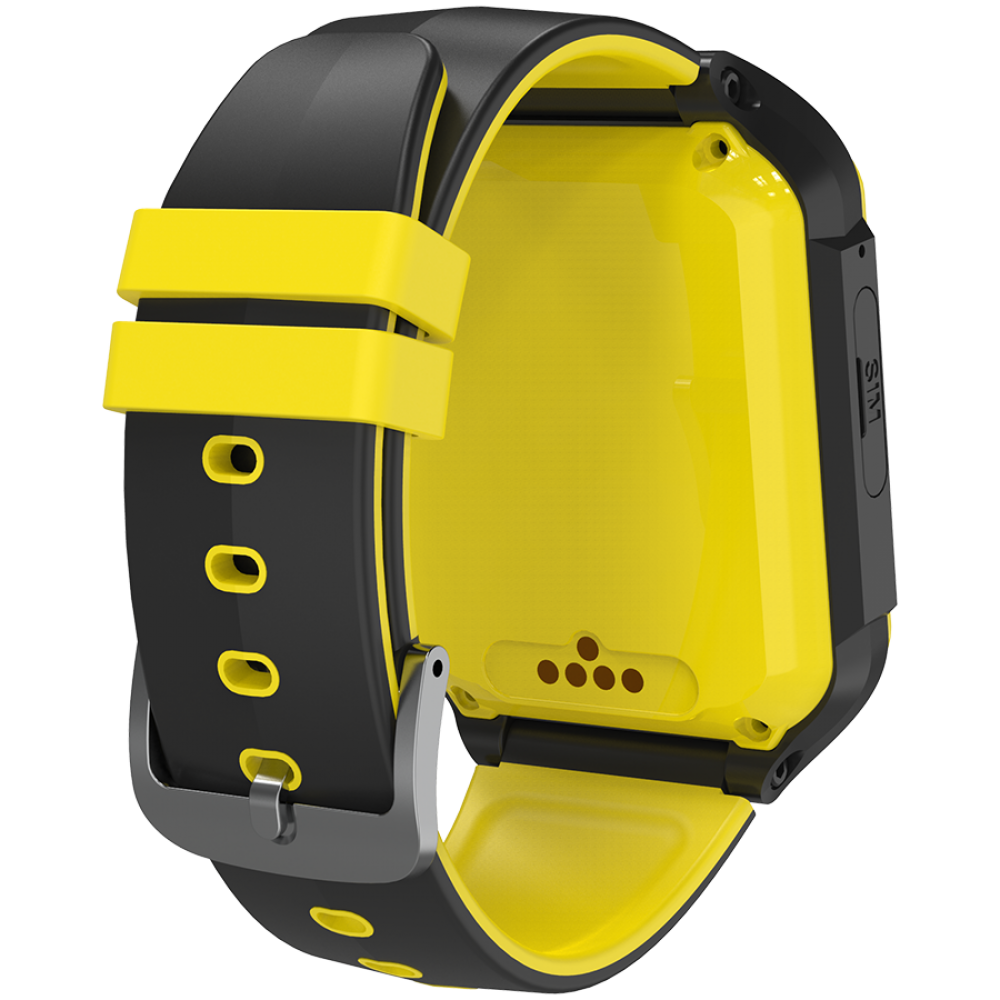 Smartwatch 4G für Kinder mit Kamera und Musik Canyon KW 41 Gelb Schwarz
