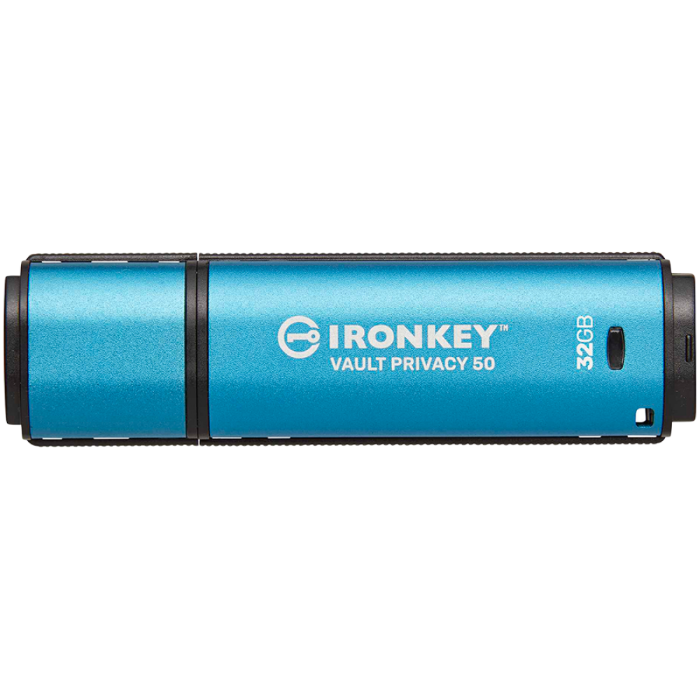 Pendrive KINGSTON IronKey Vault Privacy 50 32 GB USB 3.2 wasserdicht blau