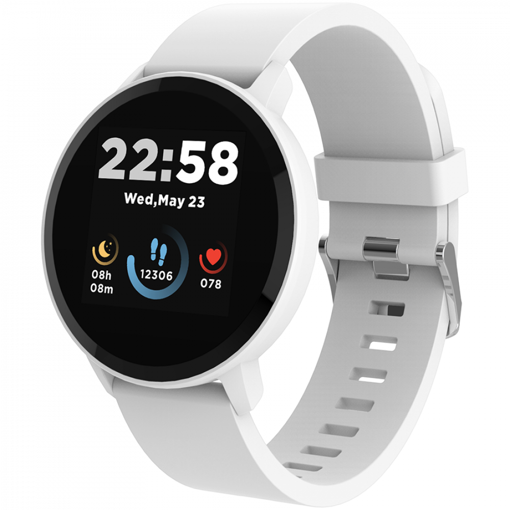 Smartwatch Canyon SW 63 Lollypop silber mit Sportfunktionen