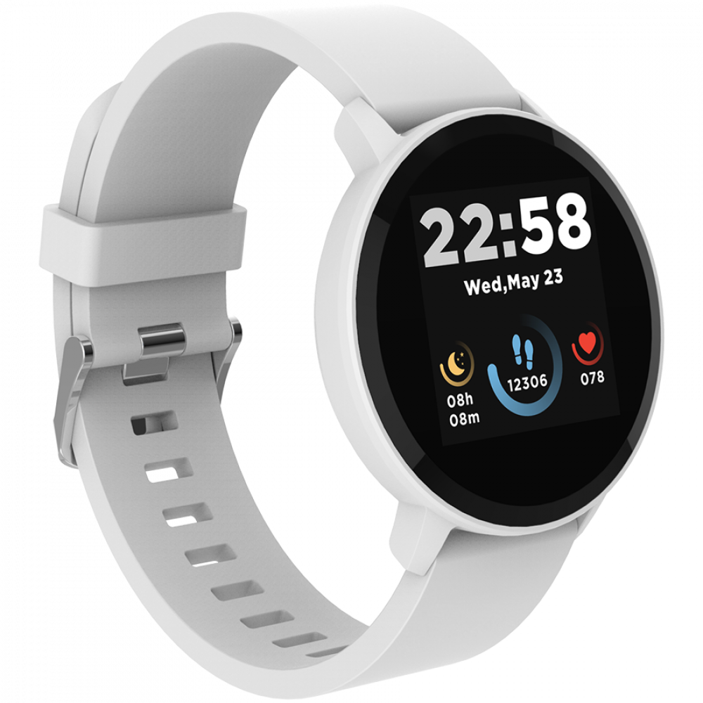 Smartwatch Canyon SW 63 Lollypop silber mit Sportfunktionen