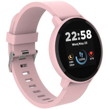 Smartwatch Lollypop mit Gesundheitsfunktionen Canyon SW-63 Pink