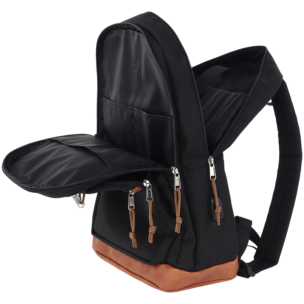 Laptop-Rucksack 22L USB tragbar Canyon BPS-5 schwarz