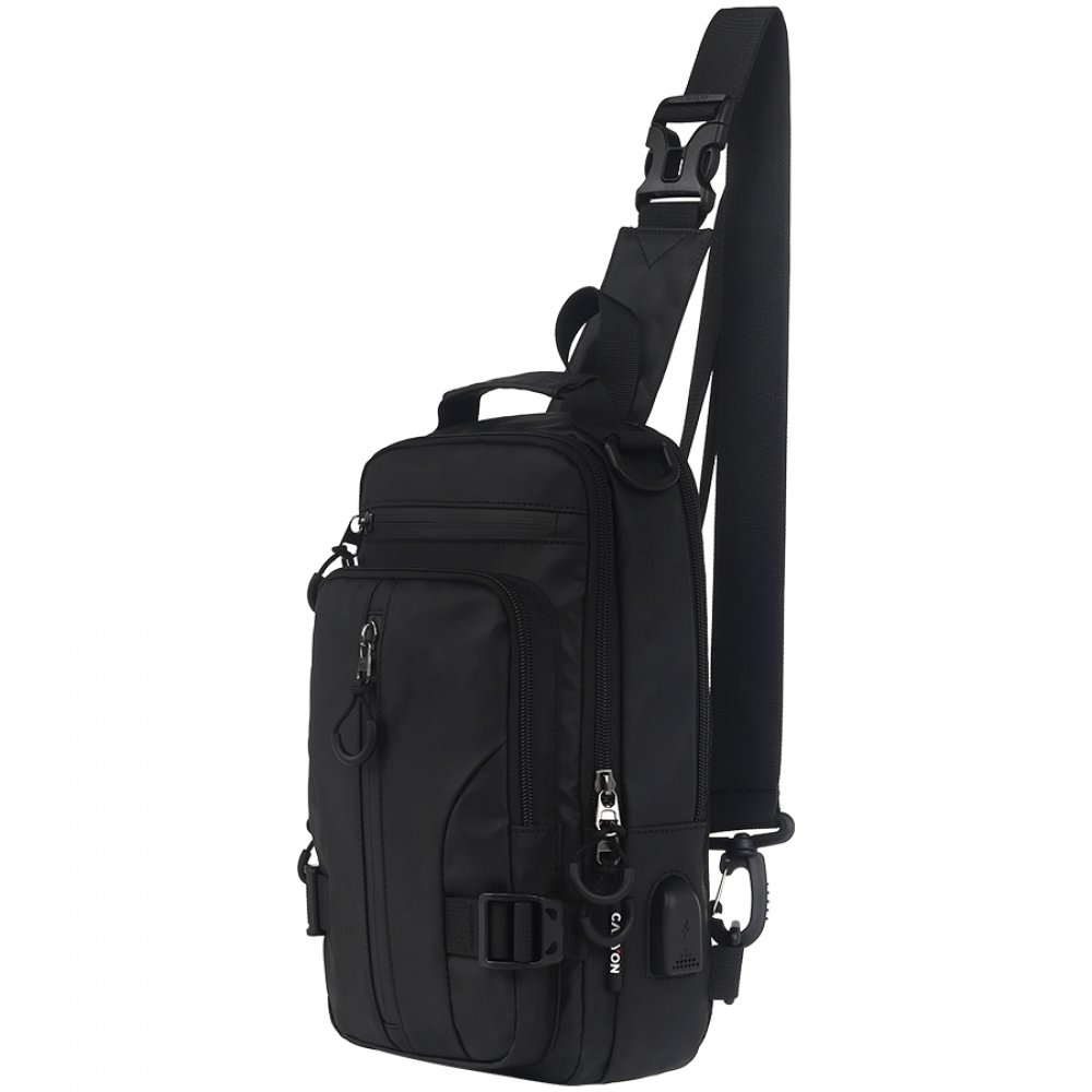 Canyon CB-1 transformierbare Tasche mit USB-A, schwarz