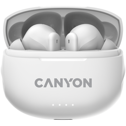 Słuchawki dokanałowe TWS z ENC bezprzewodowe Canyon TWS-8 białe