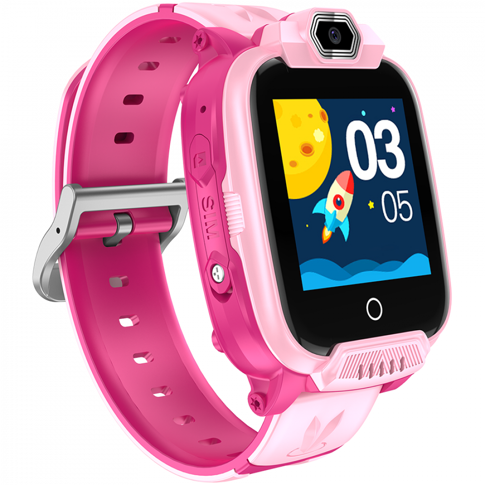 Canyon Jondy KW-44 4G GPS Camera SOS Smartwatch for Kids, Pink