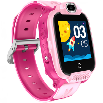 Canyon Jondy KW-44 4G GPS Camera SOS Smartwatch for Kids, Pink