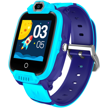 Smartwatch für Kinder 4G GPS mit Kamera SOS Canyon Jondy KW 44 blau