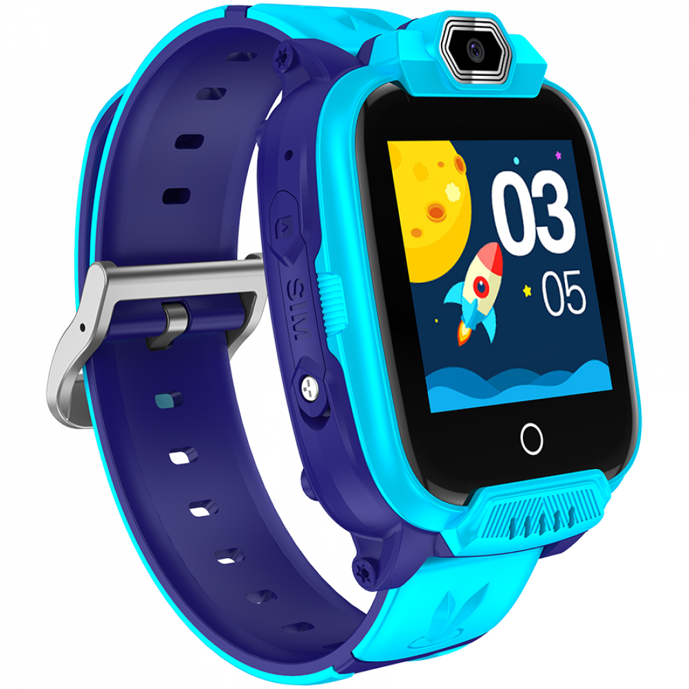 Smartwatch für Kinder 4G GPS mit Kamera SOS Canyon Jondy KW 44 blau