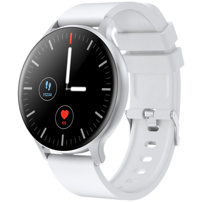 Smartwatch mit Sportfunktionen Canyon SW68 Silber Weiß