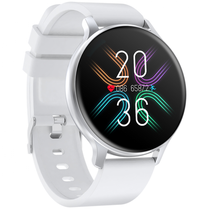 Smartwatch mit Sportfunktionen Canyon SW68 Silber Weiß