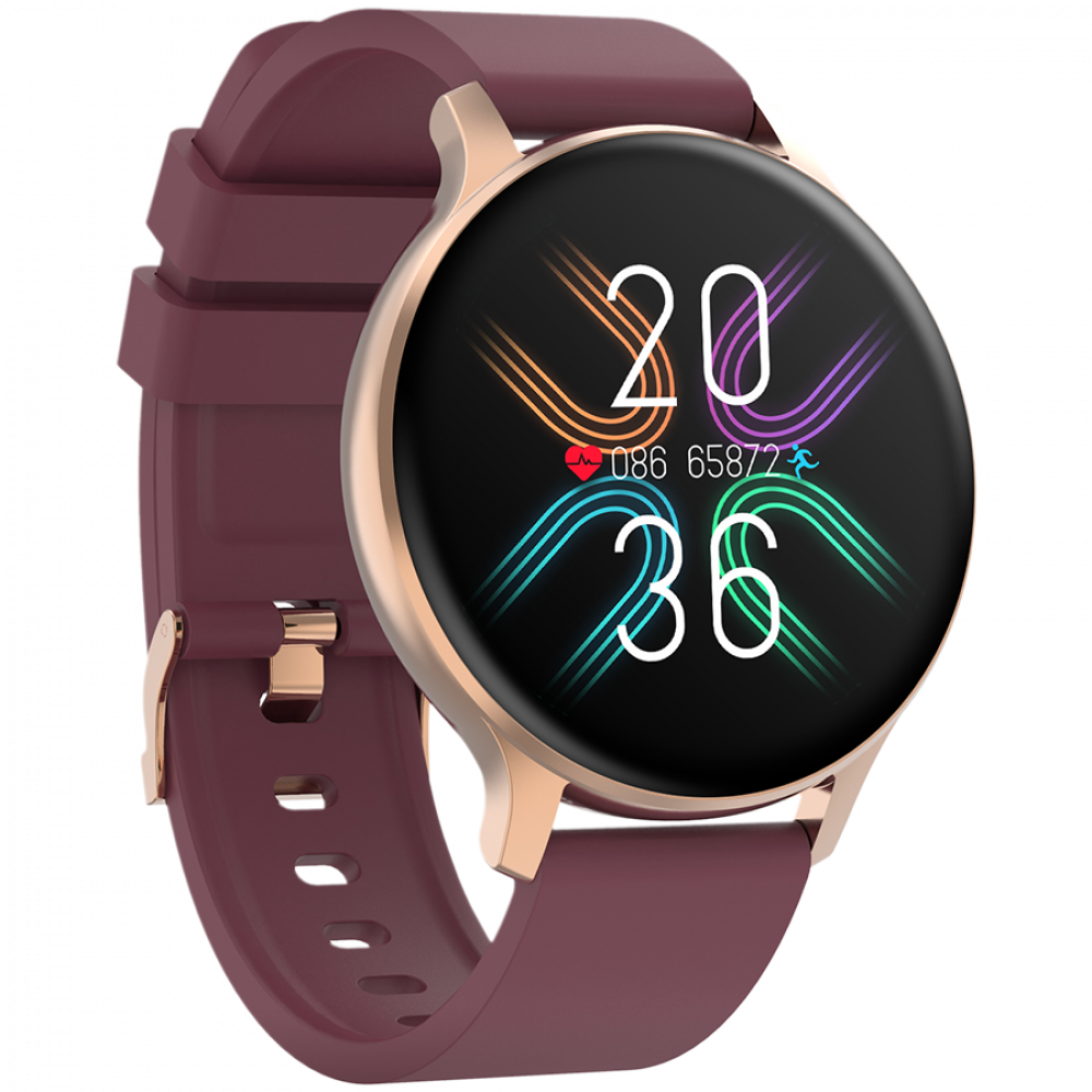 Smartwatch mit Sportfunktionen Canyon SW68 Roségold