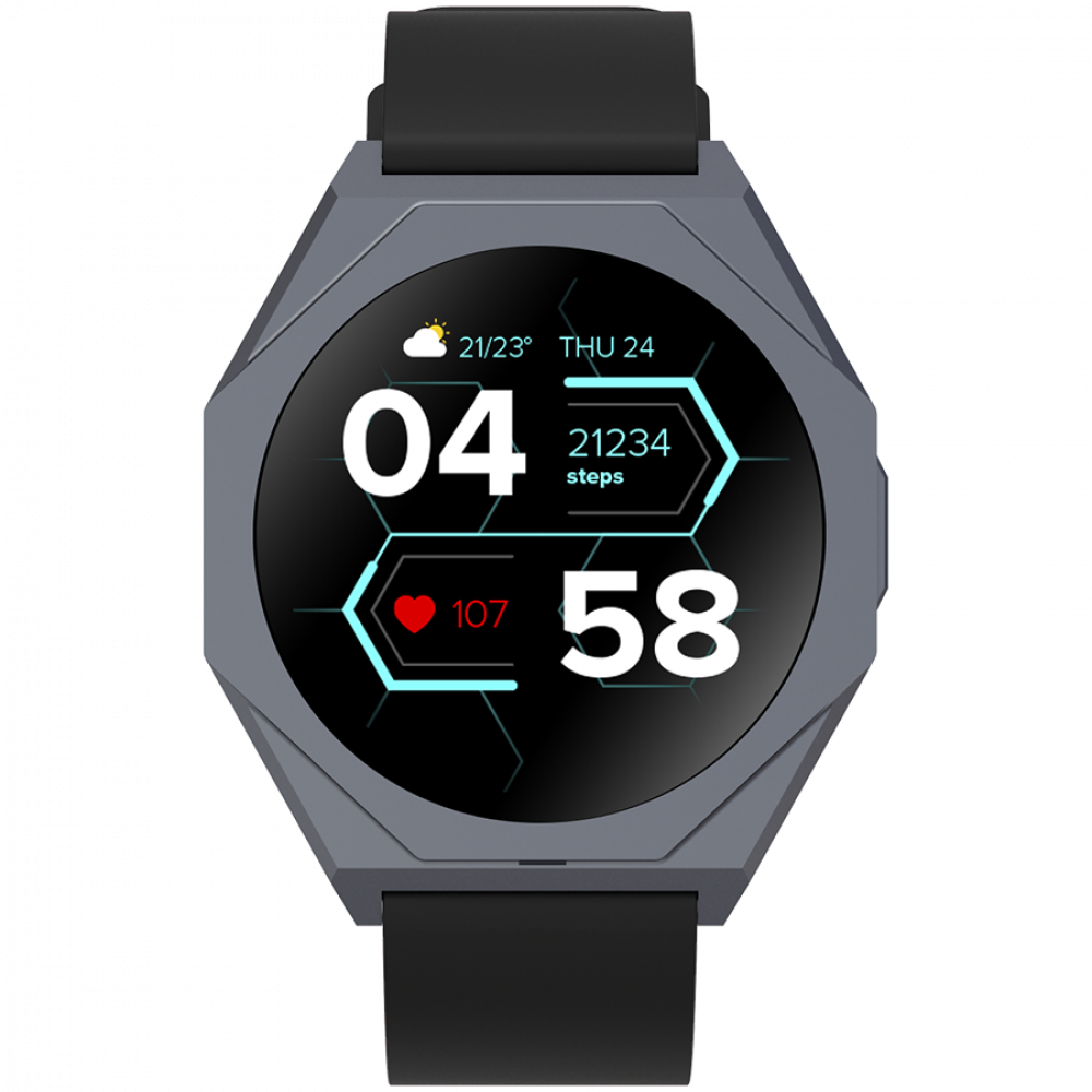 Smartwatch z funkcjami sportowymi Canyon SW-86 czarny