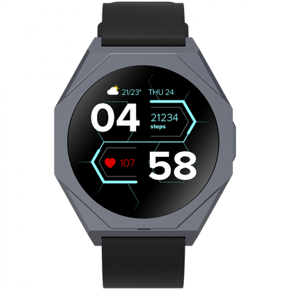 Smartwatch z funkcjami sportowymi Canyon SW-86 czarny