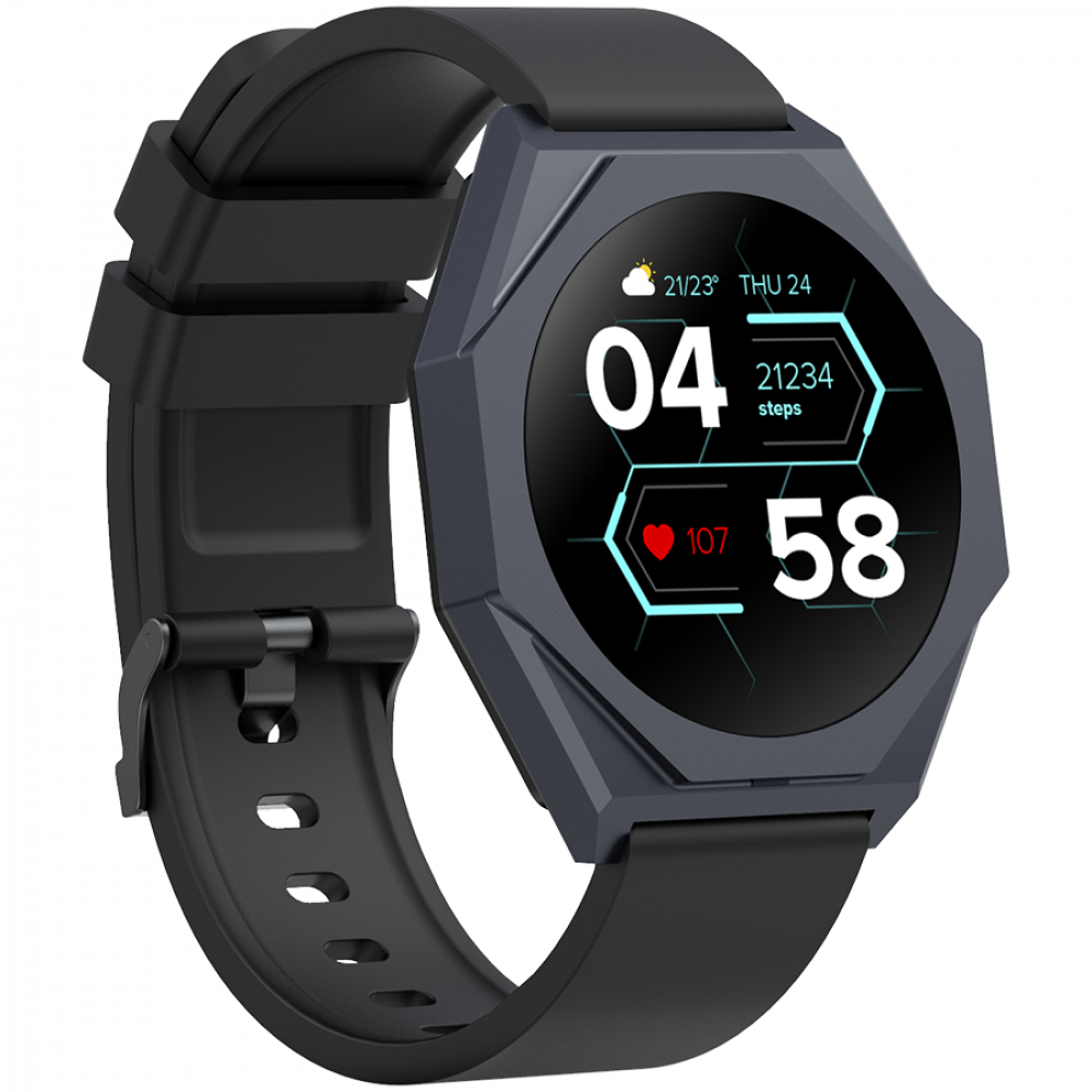 Smartwatch z funkcjami sportowymi Canyon SW-86 czarny
