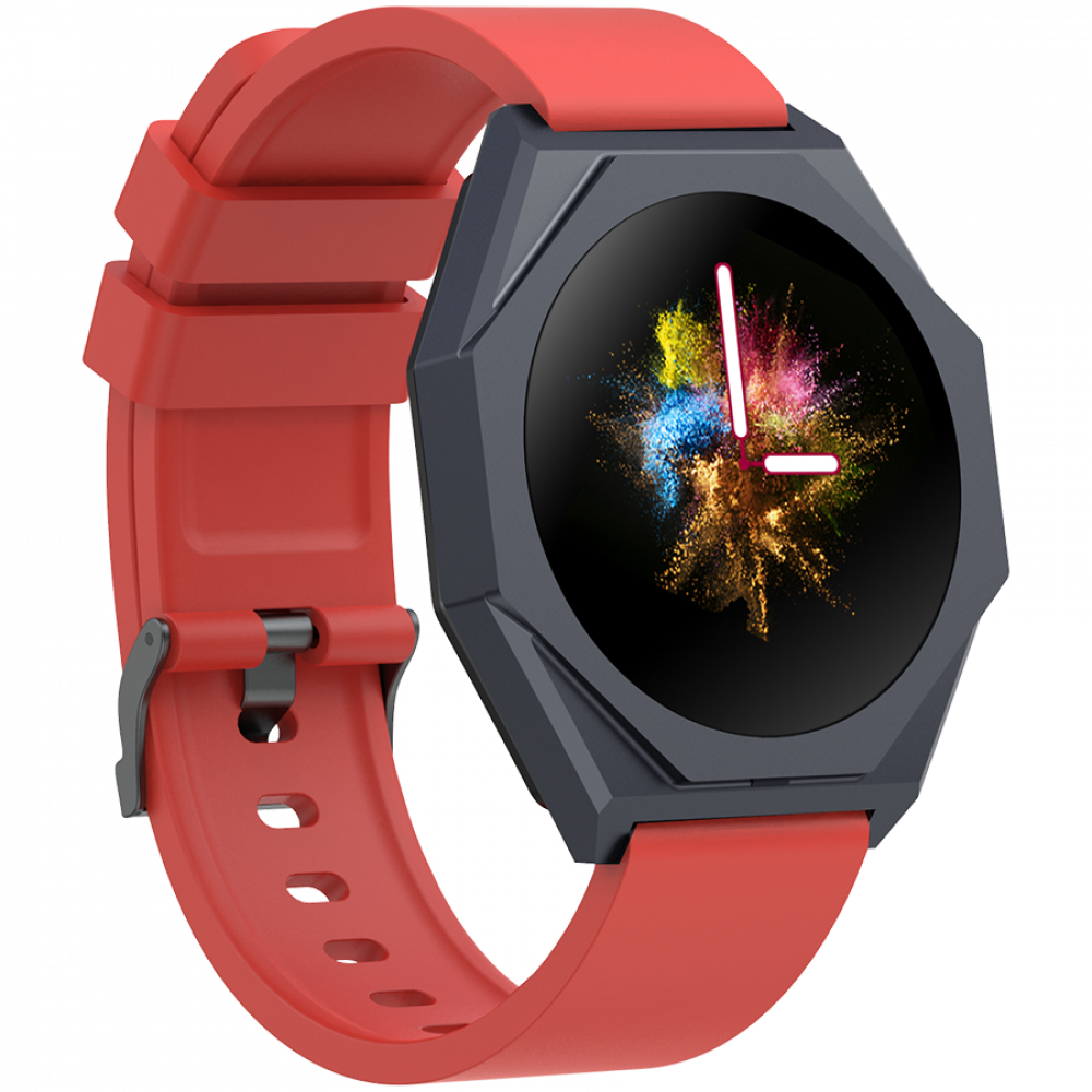 Smartwatch Canyon SW-86 with health features red