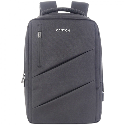 Laptop-Rucksack 15.6'' USB Canyon BPE 5 grau